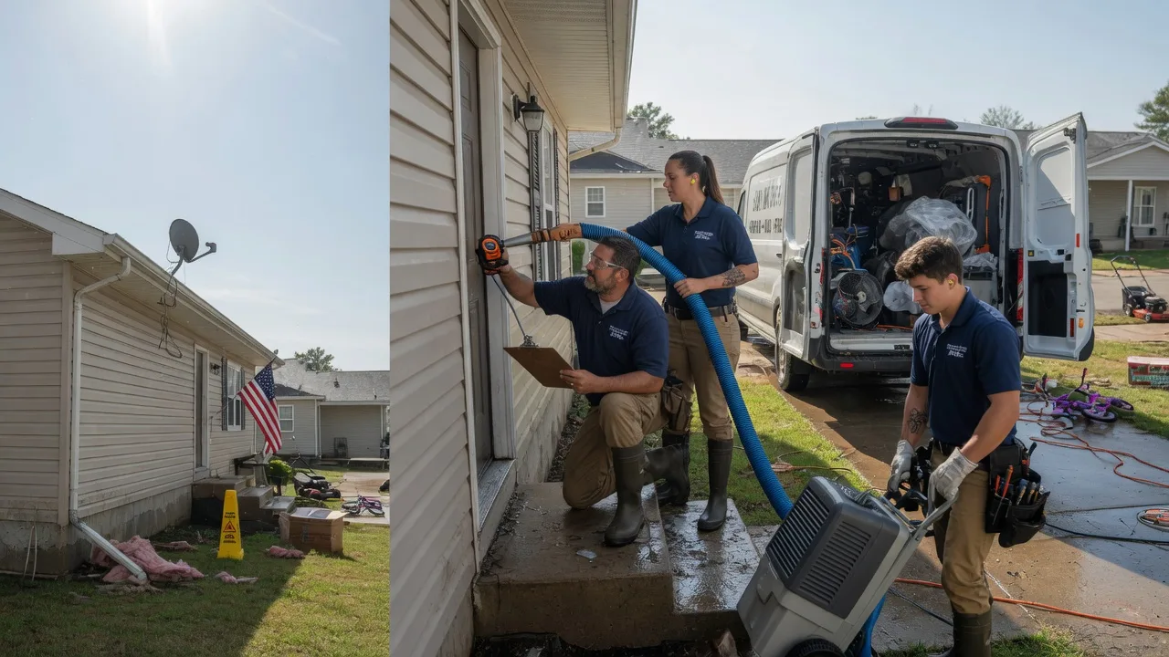 Ceiling Water Damage Restoration in Remington, IN near me